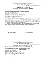 hồ sơ giáo viên dạy giỏi cấp huyện