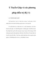 U Tuyến Giáp và các phương pháp điều trị (Kỳ 1) pptx