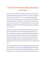 các tuyệt chiêu viết những miếng mồi quảng cáo (terry dean)