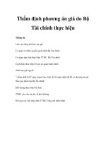 Thẩm định phương án giá do Bộ Tài chính thực hiện pps