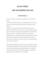 LUYỆN ĐỌC TIẾNG ANH QUA TÁC PHẨM VĂN HỌC-JULES VERNE -THE MYSTERIOUS ISLAND -CHAPTER 23 docx