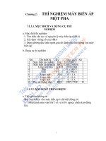 THÍ NGHIỆM KỸ THUẬT ĐIỆN, chương 2 potx