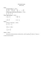 de thi Giua hkii mon toan 4