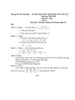 Đề HSG Toán 8 vòng huyện 09-10_có dáp án