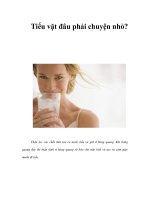 Tiểu vặt đâu phải chuyện nhỏ? pps