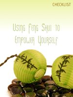 Using Feng Shui to empower yourself - Checking list pptx
