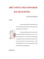 BIẾN CHỨNG THẦN KINH BỆNH ĐÁI THÁO ĐƯỜNG ppt
