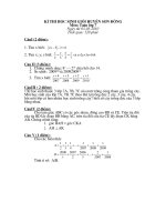 de thi HSG sondong 2010