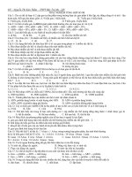 luyện thi ĐH Sinh 12