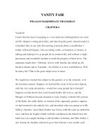 LUYỆN ĐỌC TIẾNG ANH QUA TÁC PHẨM VĂN HỌC-VANITY FAIR -WILLIAM MAKERPEACE THACKERAY -CHAPTER 6 doc