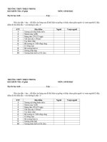 kiểm tra 15p sinh 12nc- tiết kiệm giấy mà vẫn hay