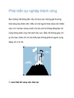 Phát triển sự nghiệp thành công pdf