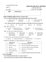 Đề thi sinh 9 kì 2 năm học 2009-2010 (chỉnh sửa và bổ sung thêm