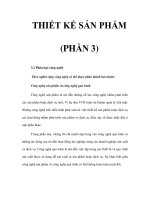 THIẾT KẾ SẢN PHẨM (PHẦN 3) doc