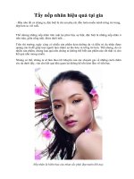 Tẩy nếp nhăn hiệu quả tại gia potx