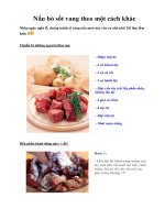 Nấu bò sốt vang theo một cách khác potx