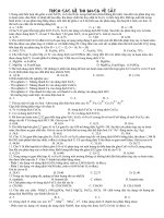 Trich cac de thi DH - CD ve sat (Co Dap An)