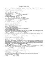 Các bài tập về sắt