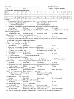 Test # 1- 2nd semester ( U:9,10&11)