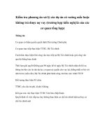 Kiểm tra phương án xử lý các dự án có vướng mắc hoặc không trả được nợ vay (trường hợp kiến nghị là của các cơ quan tổng hợp) docx