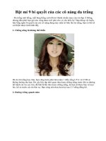 Bật mí 9 bí quyết của các cô nàng da trắng pps