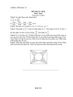 Đề thi giáo viên giỏi