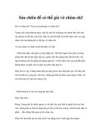 Sáu chiêu để có thể giả vờ chăm chỉ! doc