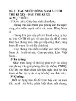 Lịch sử lớp 8 Bài 11 pptx