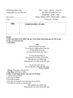 đề thi tiếng việt giữa học kỳ 2 - lớp3