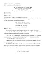 đề thi học sinh giỏi hay hay