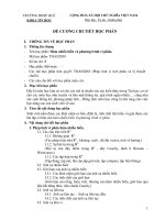 đề cương hàm nhiều biến và phương trình vi phân