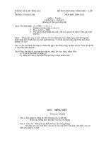 ĐỀ THI HS GIỎI NĂM HỌC 2009-2010