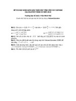 ĐỀ THI THÁNG 03 NĂM 2010