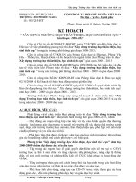 kế hoạch xây dựng THTT-HSTC