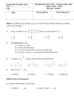 ĐÊ THI GK II LOP 4