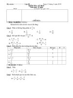 Kiem tra so lop 6 c.III