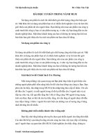 Bài học cơ bản trong ngành mlm ppt