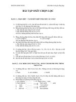 bài tập oxit chọn lọc
