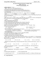 De thi thu TN 03_co dap an