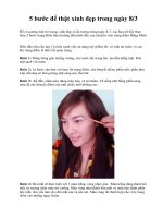 5 bước để thật xinh đẹp trong ngày 8/3 pot