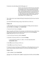 Vô hiệu hóa việc tự khởi động lại khi hệ thống gặp sự cố ppsx