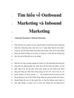 tìm hiểu về outbound marketing và inbound marketing
