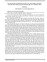 Tổ chức các hoạt động GDMT trong môn Địa lý