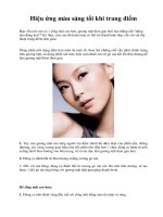 Hiệu ứng màu sáng tối khi trang điểm potx