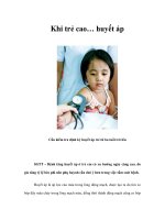 Khi trẻ cao… huyết áp pptx
