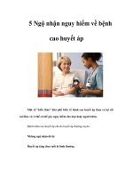 5 Ngộ nhận nguy hiểm về bệnh cao huyết áp ppsx