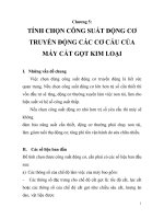 đồ án trang bị điện cho máy cắt kim loại, chương 5 doc