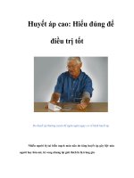 Huyết áp cao: Hiểu đúng để điều trị tốt potx