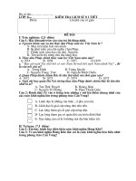 de kiem tra su 1 tiet hoc ki II