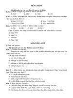 Đề khảo sát chất lượng học sinh giỏi lớp 5